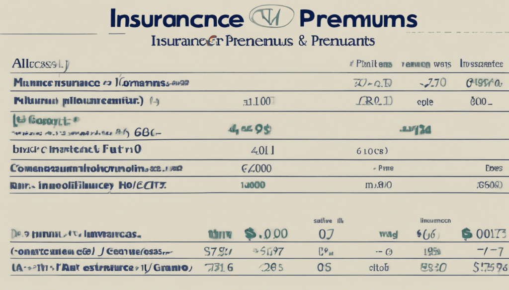 Insurance Premiums Calculation