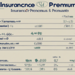 Insurance Premiums Calculation