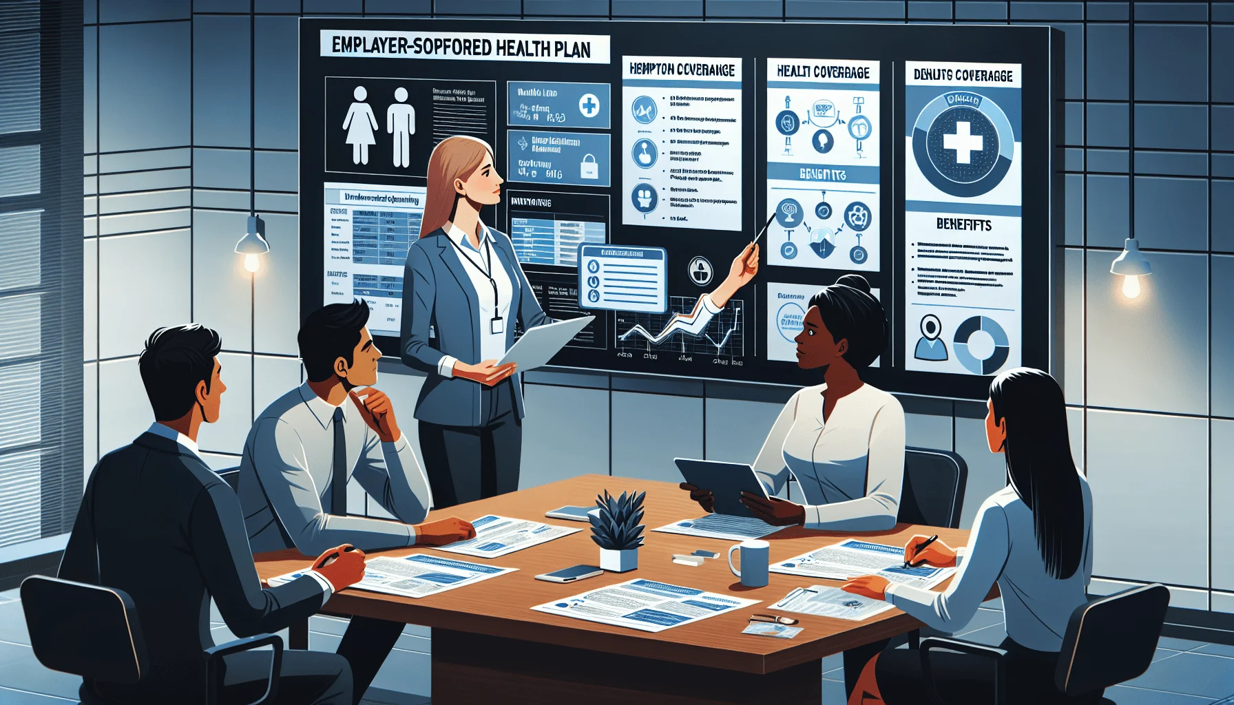 What is an employer-sponsored health plan? employer-sponsored health plan