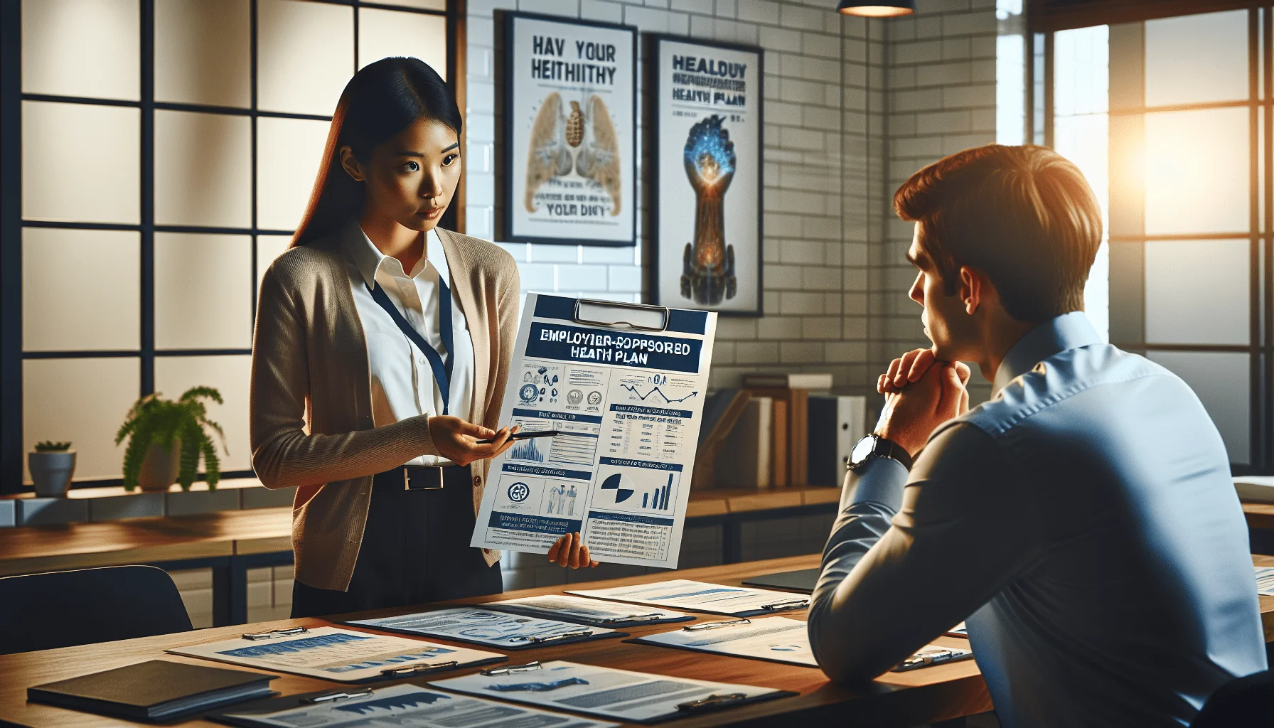 What is an employer-sponsored health plan? employer-sponsored health plan