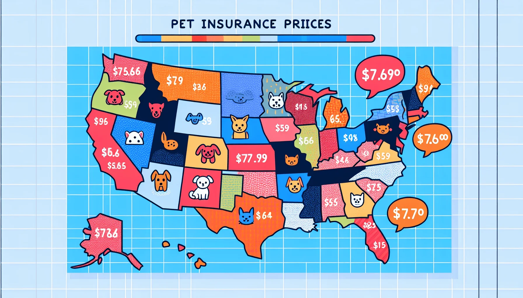 US pet insurance prices