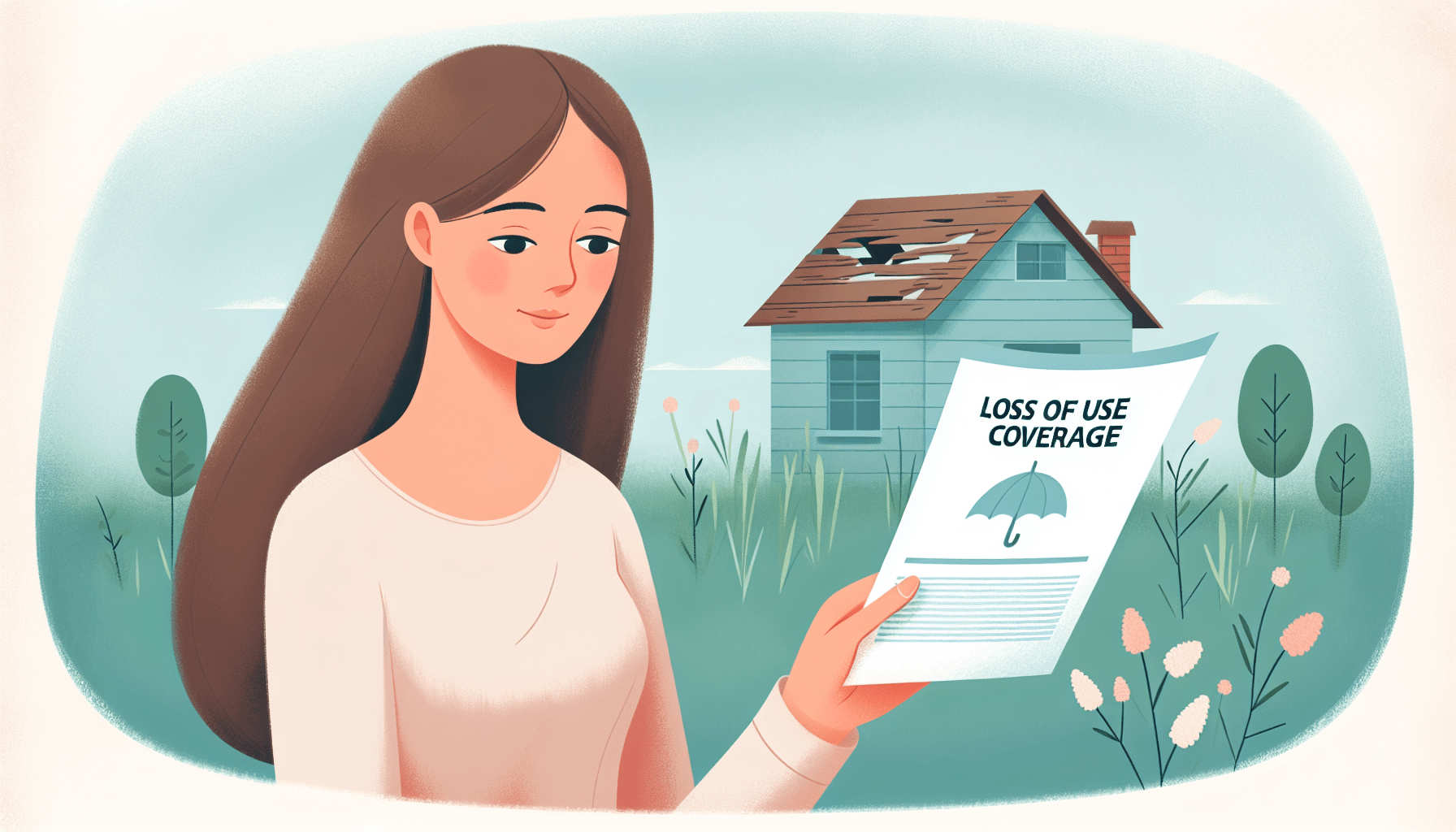 Loss of Use Coverage in 2025: What Homeowners Must Know a woman holding a paper with a loss of use coverage on it