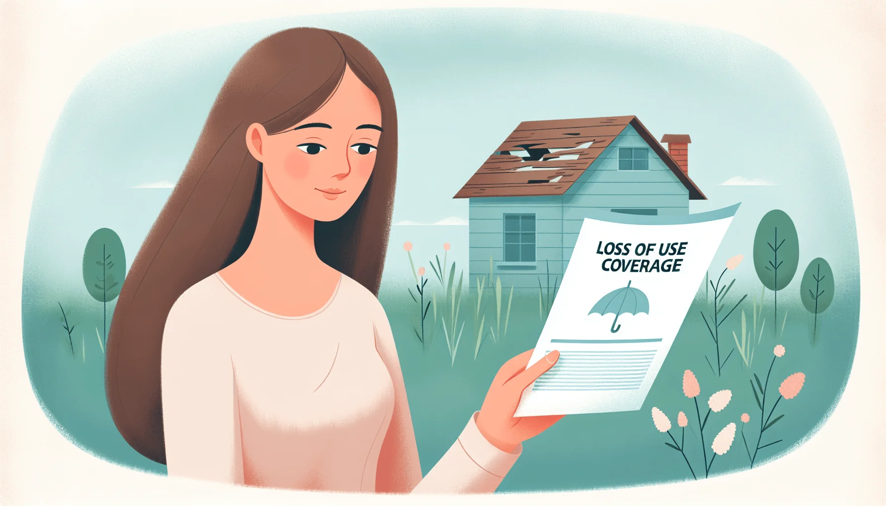 Loss of Use Coverage in 2025: What Homeowners Must Know a woman holding a paper with a loss of use coverage on it