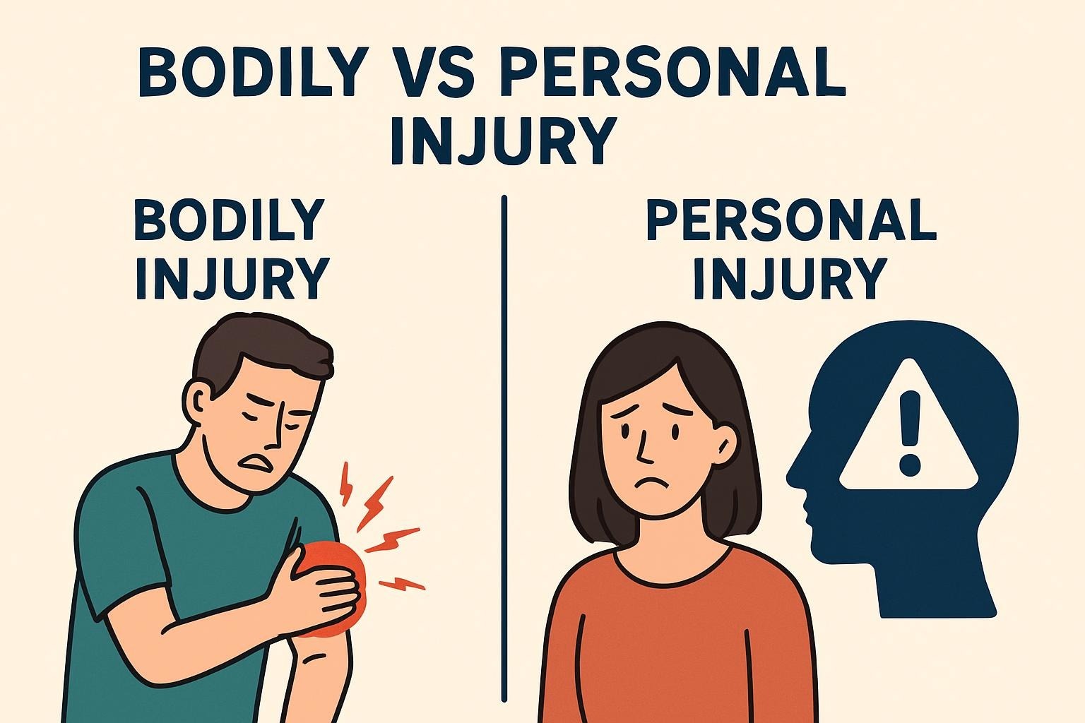 Bodily vs Personal Injury: 7 Key Differences Every Professional Should Know (2025) Bodily vs Personal Injury
