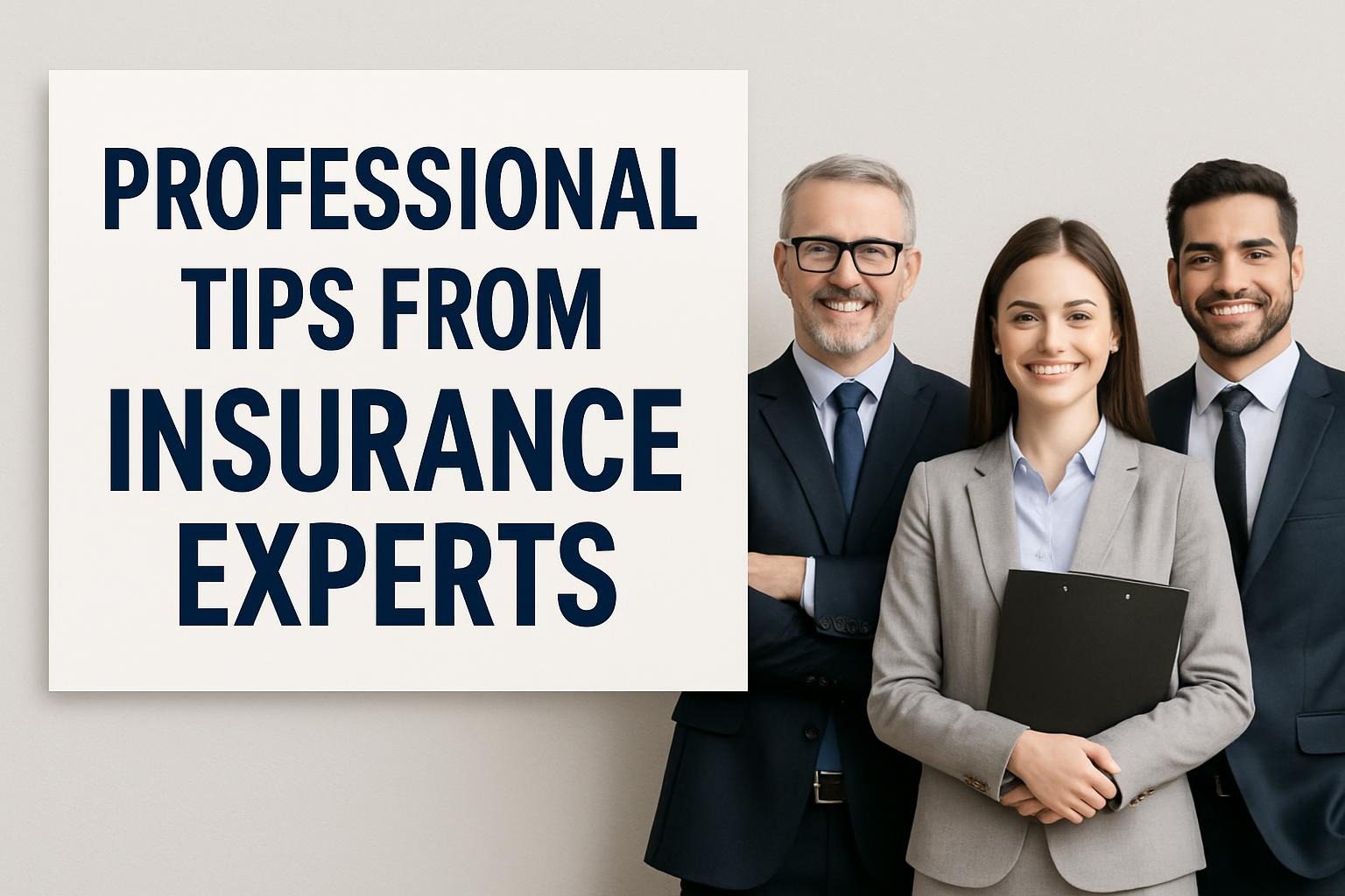 Professional Tips from Insurance Experts