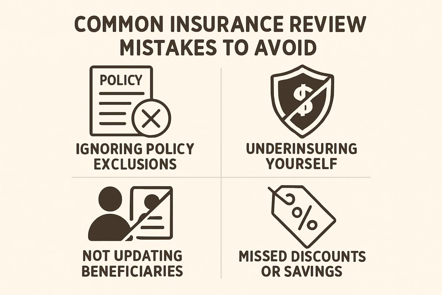 Common Insurance Review Mistakes to Avoid