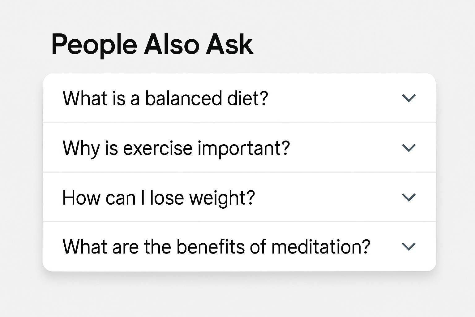 People Also Ask
